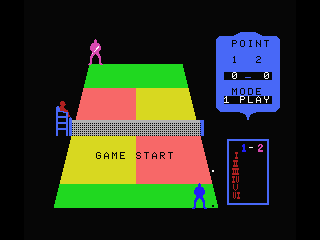Real Tennis screenshot 4 for MSX